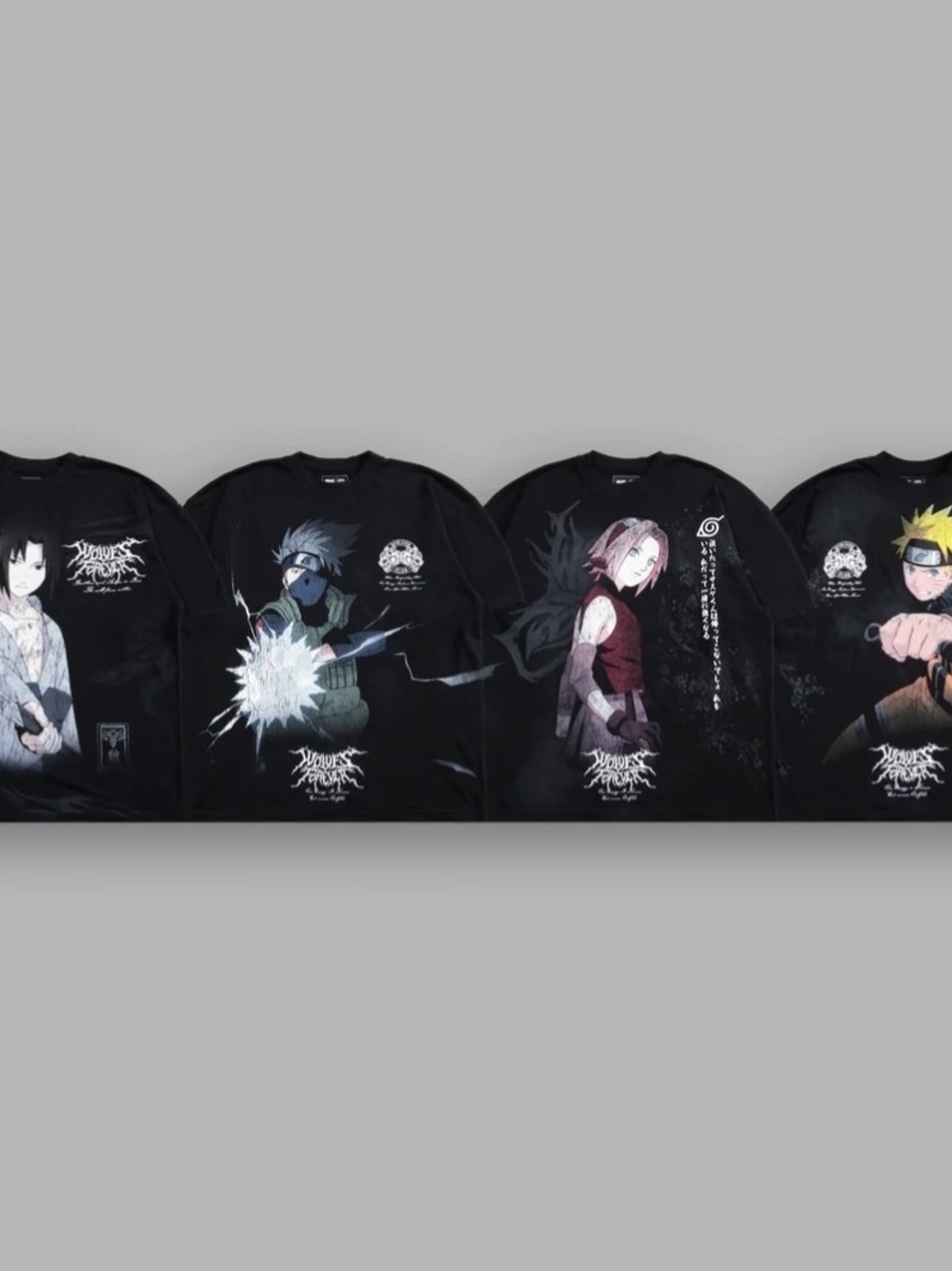Darc Sport Naruto Shippuden Side-By-Side Oversized Tee Box Set - Size: XL